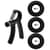 Набор кистевых эспандеров кольцо+эспандер ножницы Power Grip Set3 NE-1589-60