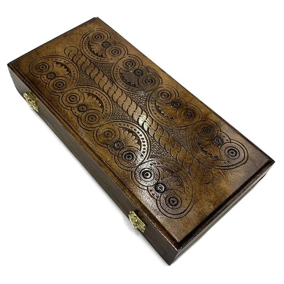 Настільна гра "Нарди дерев'яні" Backgammon 3 NR-3540 ручна робота