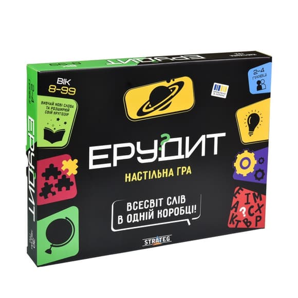 Настольная игра "Эрудит" 30451 игровое поле, набор фишек-литер