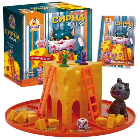 Настольная игра "Сырная вечеринка" VT8055-38 гигантский сыр на круглой основе
