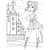 Дитяча розмальовка "Для справжніх дівчат" RIO3022001, 100 наліпок