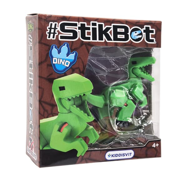 Фигурка для анимационного творчества Велоцираптор Stikbot TST622DN_UAKD-4(Green)