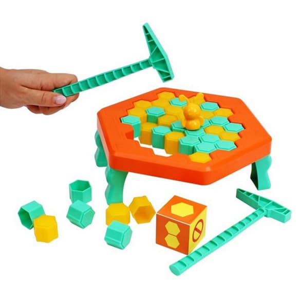 Настольная игра "Держись малыш" 9741, 1 пчелка, 2 молоточка