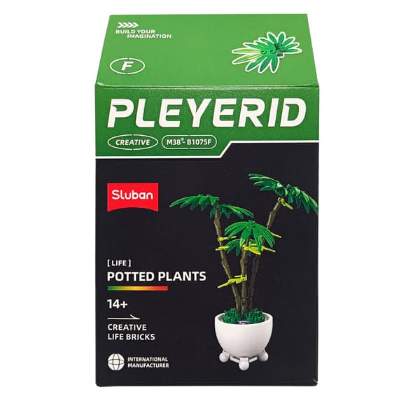 Дитячий конструктор "Квіти у горщику" Potted Plants SLUBAN M38-B1075F
