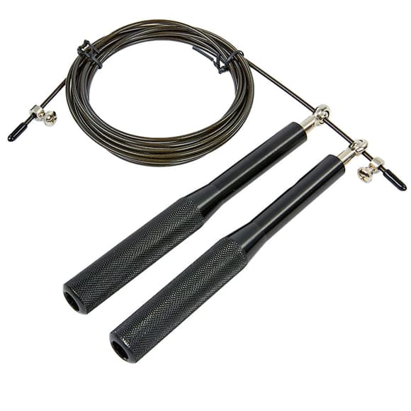 Скоростная регулируемая скакалка MS 3407(Black) 290 см