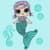 Картина по номерам "L.O.L. Surprise! Mermaids Merbaby" KHO6262, 40х40 см