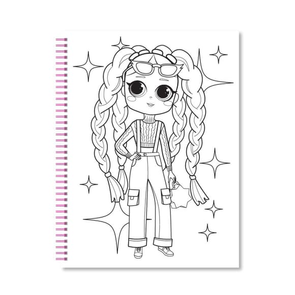 Детская раскраска с карандашами "Coloring fun" НТ-39-01, 24 листа