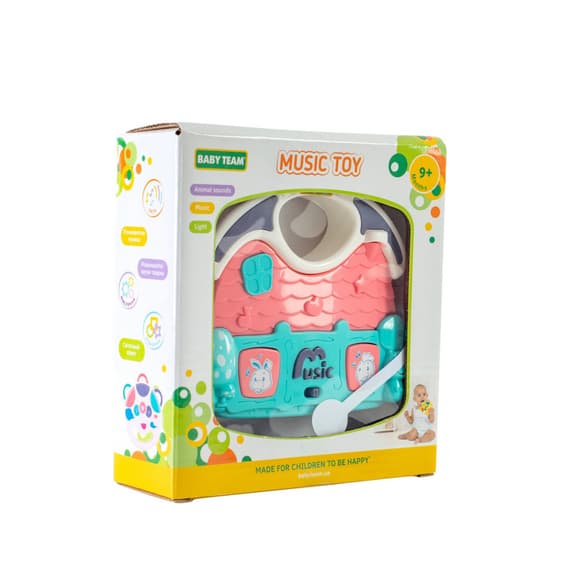 Детская музыкальная игрушка "Домик" 8627-2 световые и звуковые эффекты