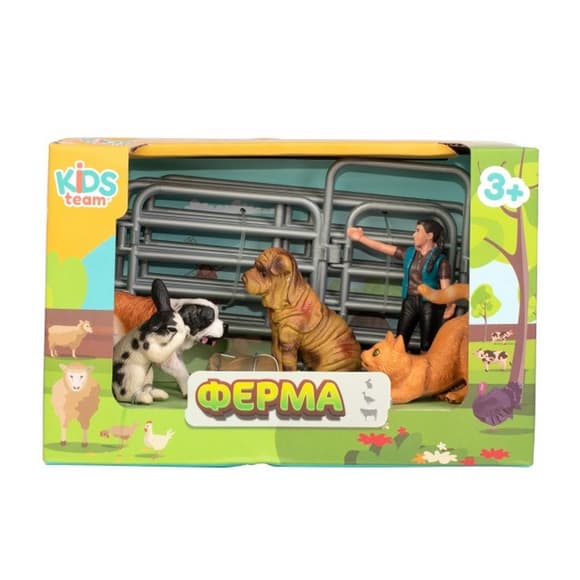 Детский игрушечный набор "Ферма" Q9899-X13_2 собаки, кошка, кролик