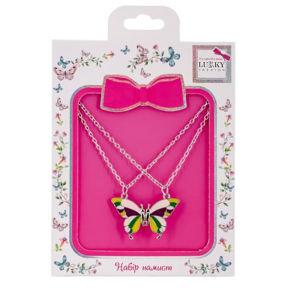 Комплект парного ожерелья Fashion BFF T24757 с магнитами