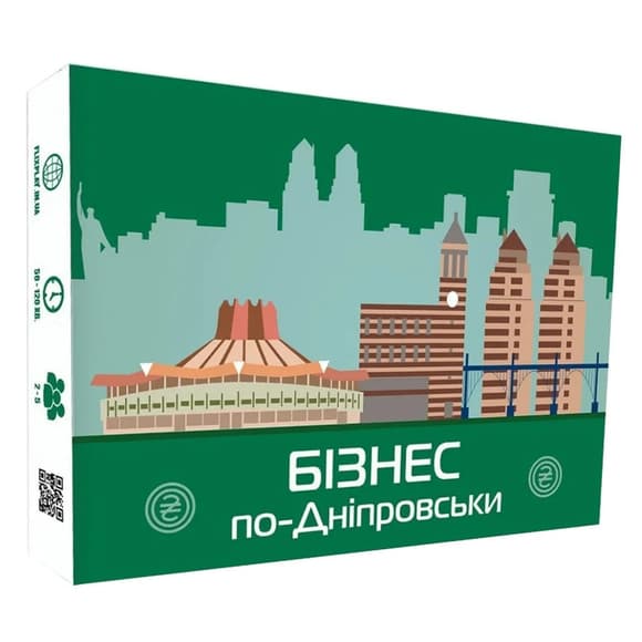 УЦІНКА! Настільна гра "Монополія Бізнес по-Дніпровськи" FlixPlay PLR-0029-UC українська мова