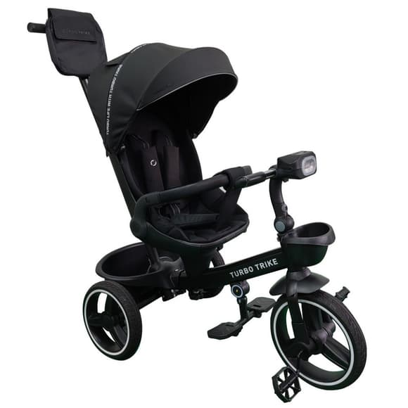 Велосипед детский трехколесный MT 1002-1 Elegant Black с родительской ручкой