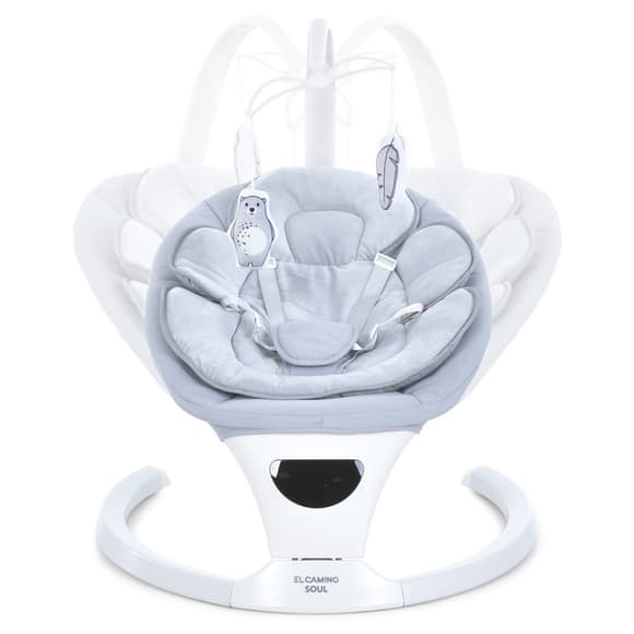 Укачивающий центр-шезлонг SOUL ME 1175 Light Gray