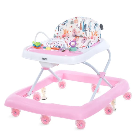 Ходунки детские FUN ME 1184 Pink, светов ые и звуковые эффекты