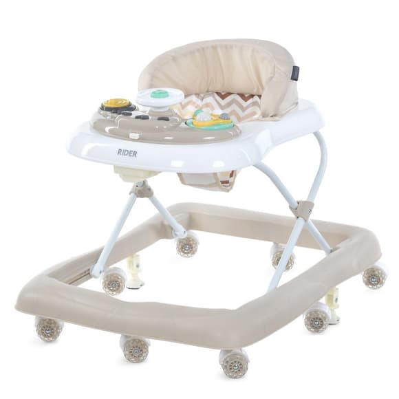 Ходунки детские RIDER ME 1185 Beige, световые и звуковые эффекты