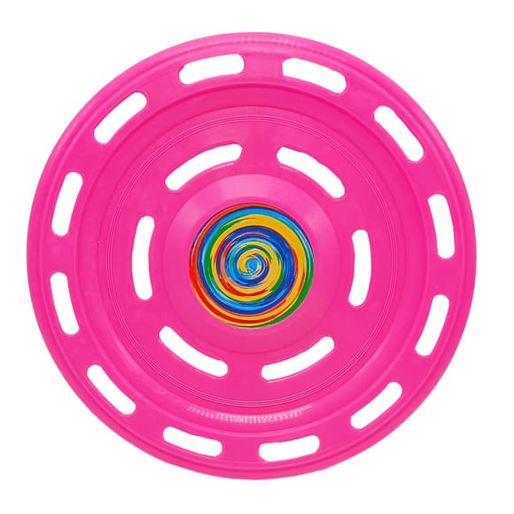 Летающая тарелка S0007(Pink) розовая 22 cм