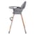 Стульчик для кормления LUMI ME 1111 Gray экокожа