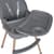 Стульчик для кор мления LUMI ME 1111 Gray экокожа