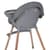 Стульчик для кормления LUMI ME 1111 Gray экокожа