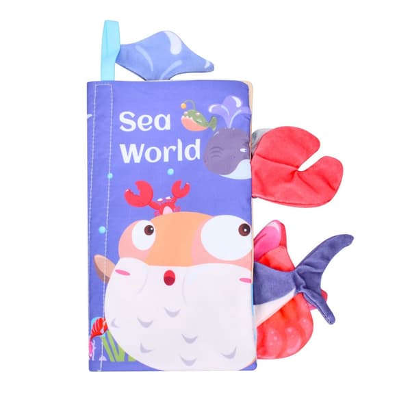 Развиваю щая книжка-шуршалка 668-230(Sea world) английские слова
