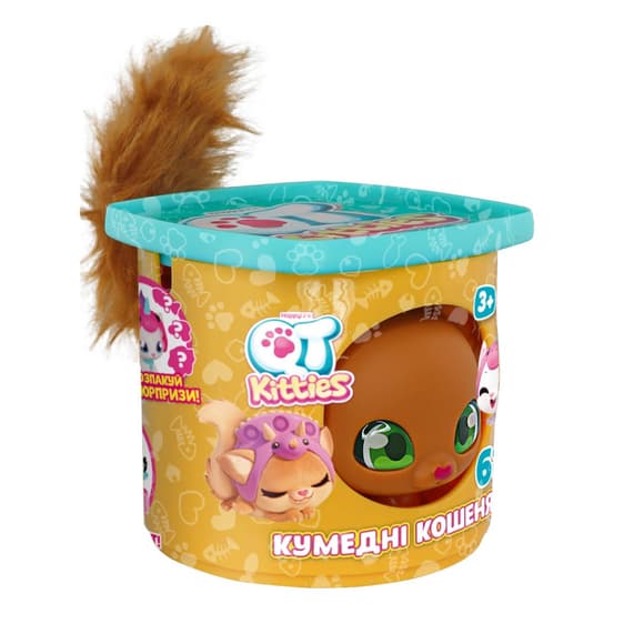 Детский игровой набор "Котенок Джинджер" QT Kitties 450001-5 фигурка, домик, аксессуары