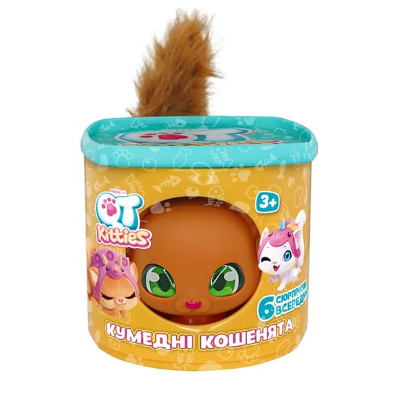 Детский игровой набор "Котенок Джинджер" QT Kitties 450001-5 фигурка, домик, аксессуары