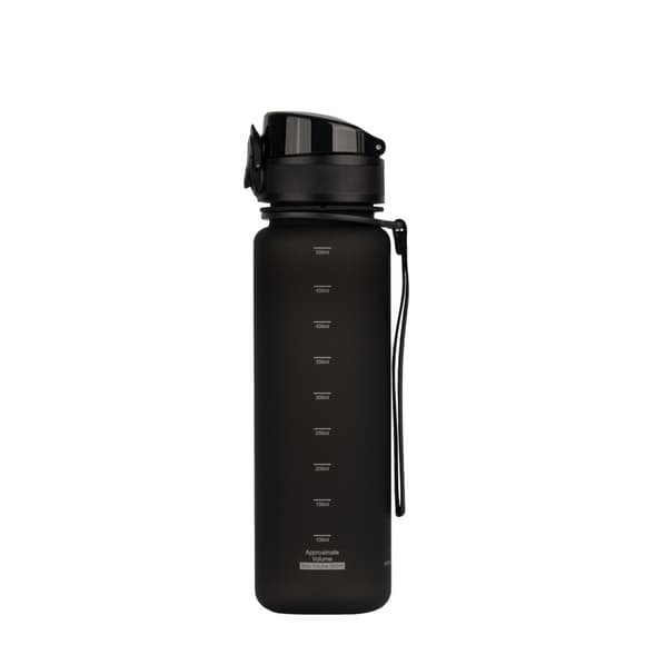 Бутылка для воды UZSPACE 3026(Black) 500 мл, черная