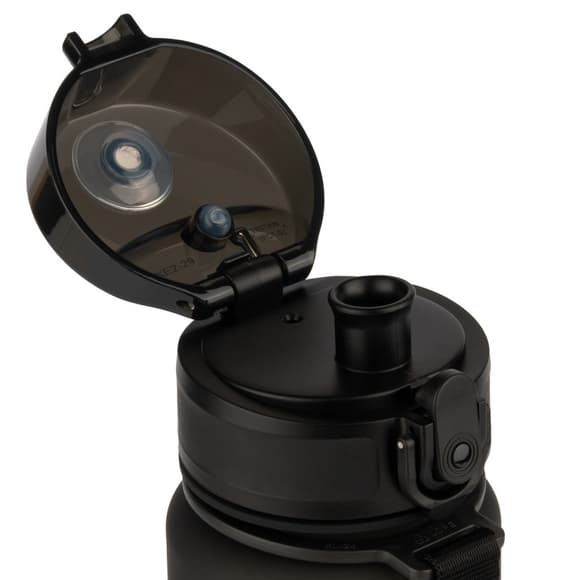 Бутылка для воды UZSPACE 3026(Black) 500 мл, черная