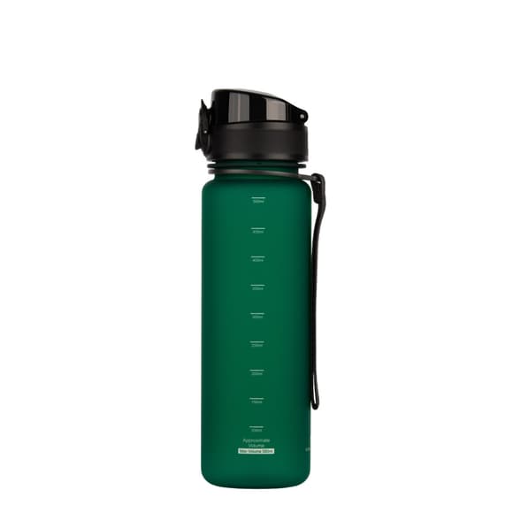 Бутылка для воды UZSPACE 3026(Dark-Green) 500 мл, темно-зеленая