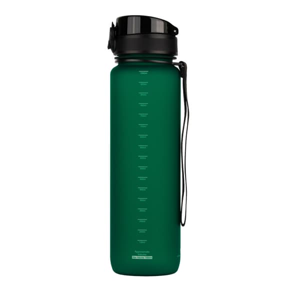 Бутылка для воды UZSPACE 3038(Dark-Green) 1000 мл, темно-зеленая