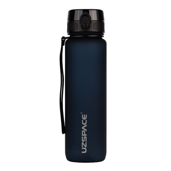 Бутылка для воды UZSPACE 3038(Dark-Blue) 1000 мл, темно-синяя