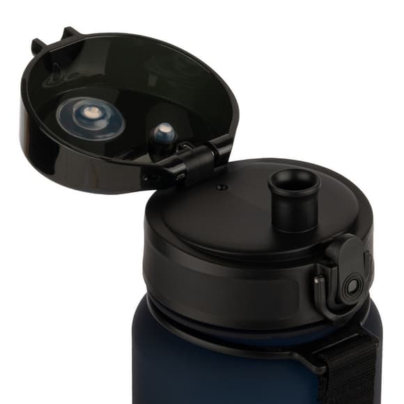 Бутылка для воды UZSPACE 3038(Black) 1000 мл, черная