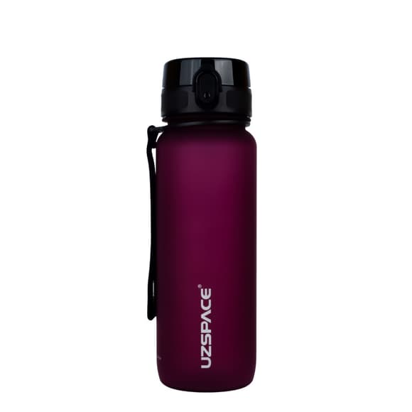 Бутылка для воды UZSPACE 3053(Burgundy) 800 мл, бордовая