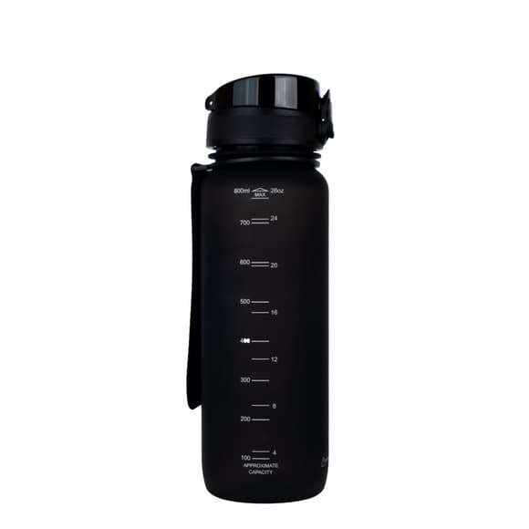 Пляшка для води UZSPACE 3053(Black) 800 мл, чорна