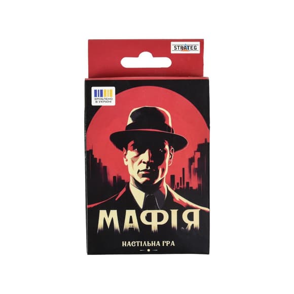 Настольная игра Мафия Stateg 30525 развлекательная, на украинском языке 28 карточек