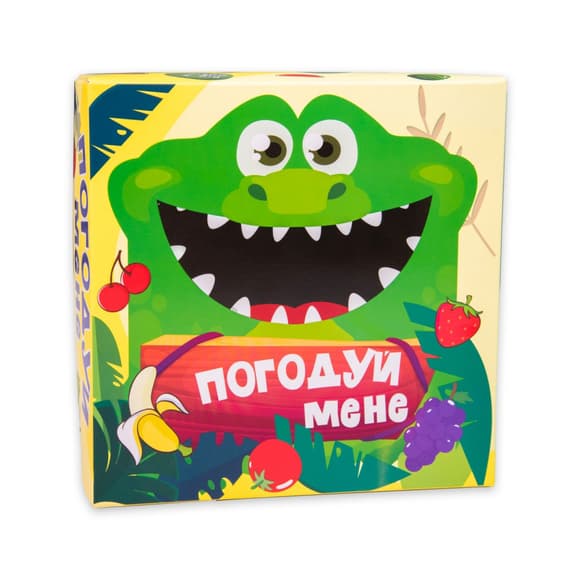Настольная игра "Покорми меня - крокодил" 30379 инструкция 20 фишек, рулетка