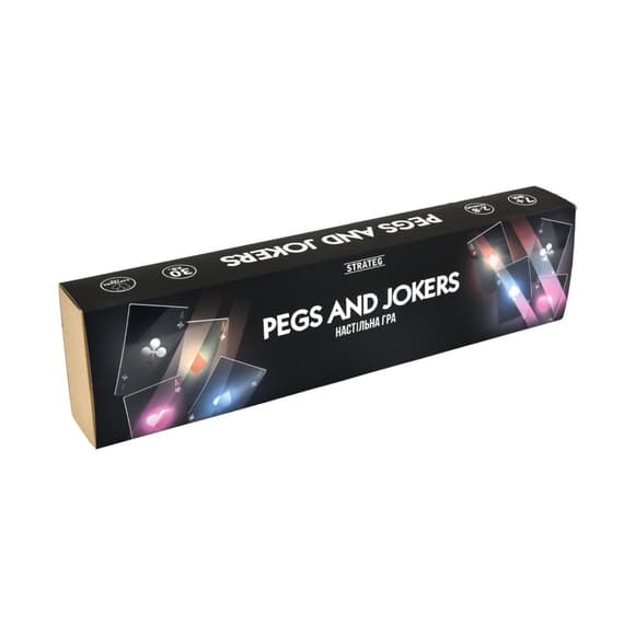 Настольная игра Pegs and Jokers 30348 карточки 108 штук, инструкция