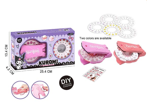 Набор для творчества "Kuromi" DM249-132(Violet) устройство для крепления страз, стразы