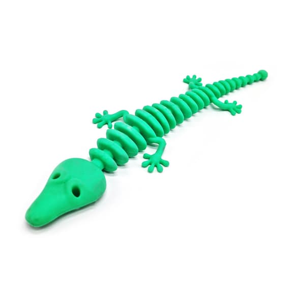 УЦЕНКА!!! Ящерица антистресс MS3656(Green)-UC 20 см