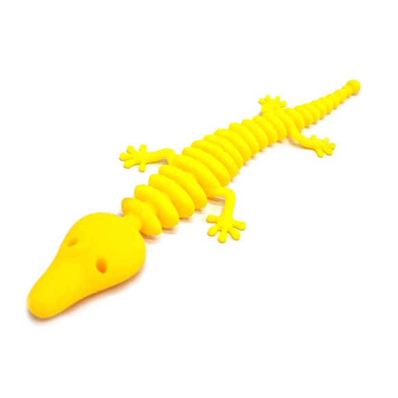 УЦЕНКА!!! Ящерица антистресс MS3656(Yellow)-UC 20 см