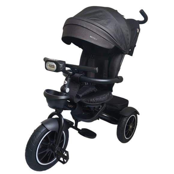 Детский трехколесный велосипед MODENA ME 1193 Black, с родительской ручкой