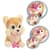 Интерактивная игрушка серии "Yummy" Померанский шпиц Baby Paws 926387IM с аксессуарами