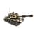 Деревянный 3D конструктор Танк 162-0074, 162 детали