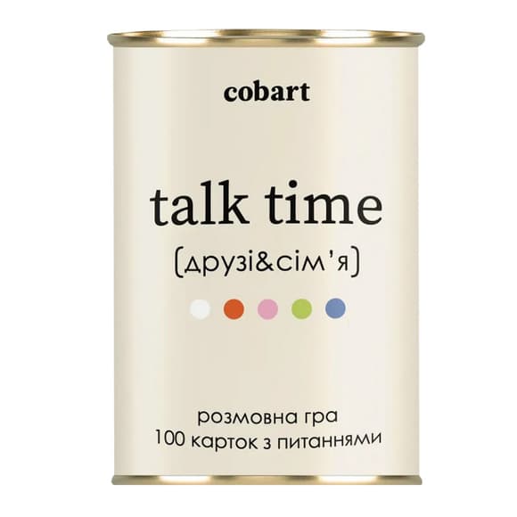 Карточная игра Talk time "Друзья и семья" СS-CG-005, 100 карточек