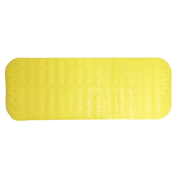 Коврик в ванную комнату на присосках MGZ-0901(Yellow) 35х95 см