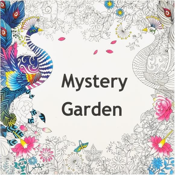 Раскраска антистресс "Mystery garden" 12 листов GDM-013 
