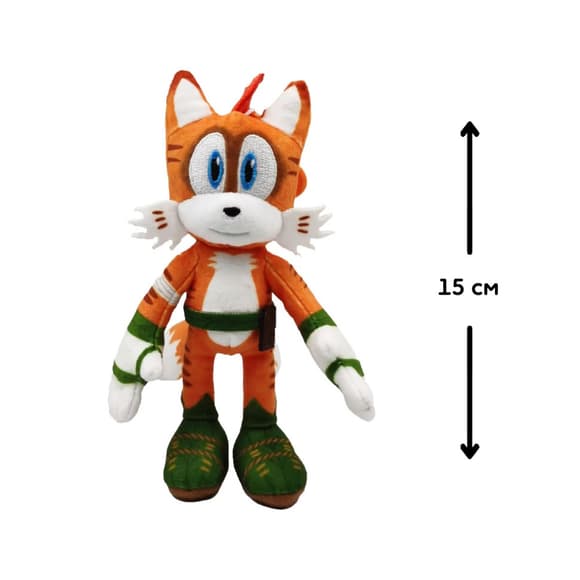 Мягкая игрушка на клипсе Тэйлз SONIC PRIME SON7004C 15 см