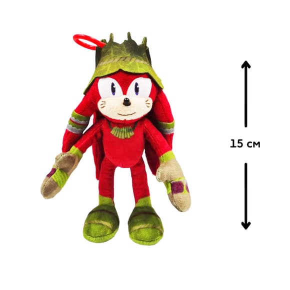 Мягкая игрушка на клипсе Наклз SONIC PRIME SON7004D 15 см
