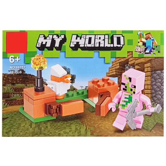 Конструктор детский "Minecraft" 66117-6, 39 деталей