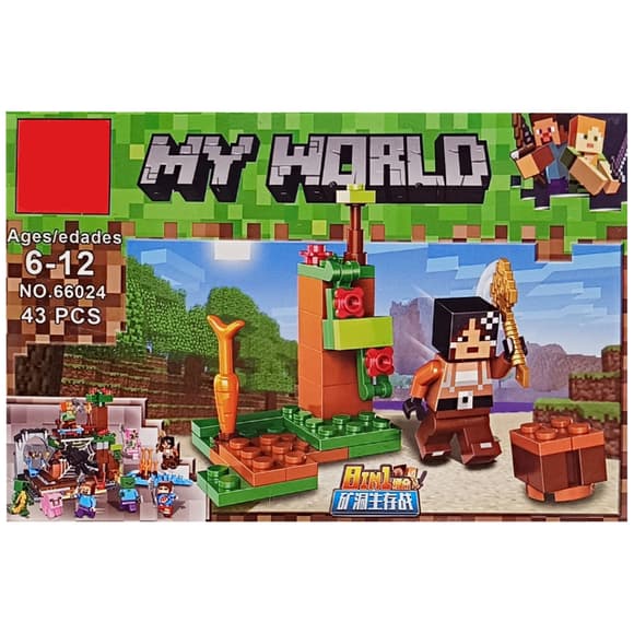 Конструктор детский "Minecraft" 66024K-8, 40 деталей
